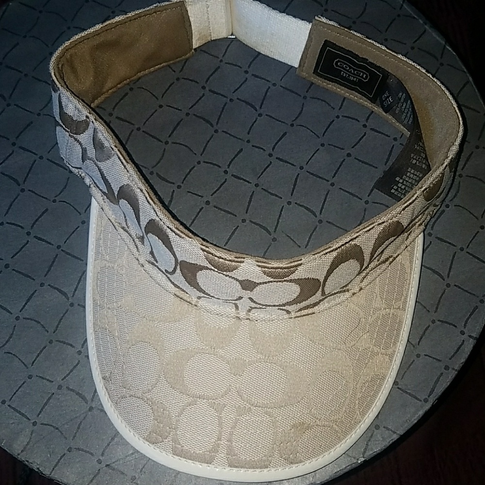 COACH visor hat